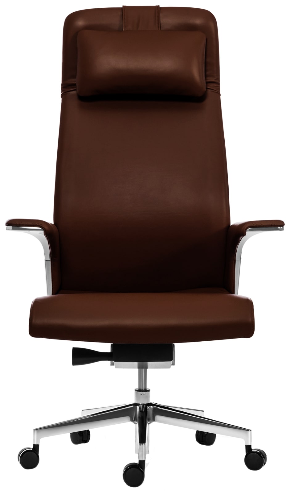 Эргономичное кресло руководителя Soho Design Match HB темно-коричневая кожа