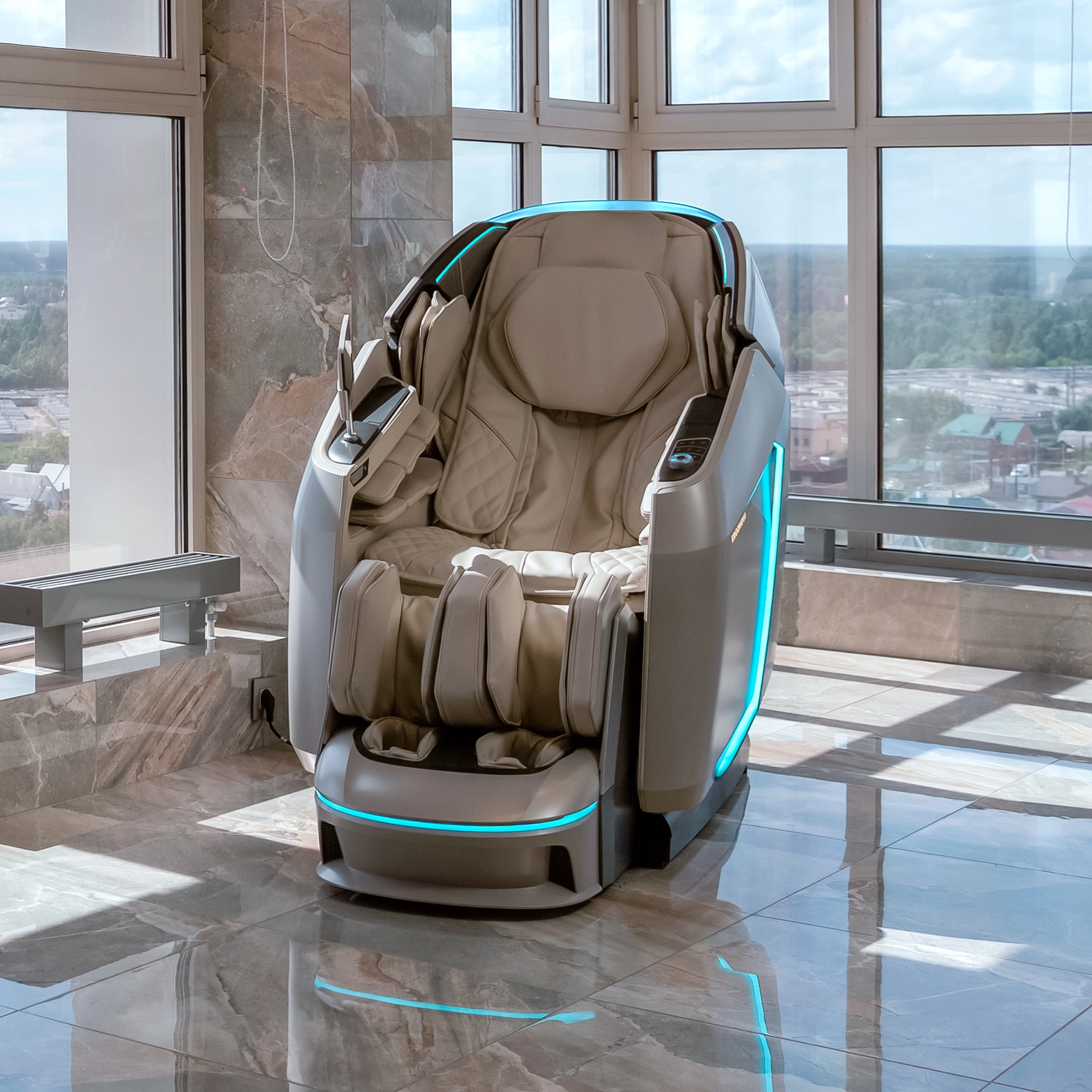 Массажное кресло Ergonova Aviator X Beige