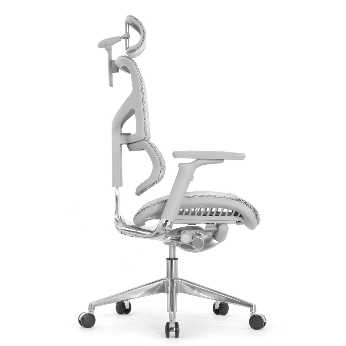 Эргономичное кресло Falto Sail 2 (динамичный поясничный упор, подлокотники 6D (360), сетка, светлый)