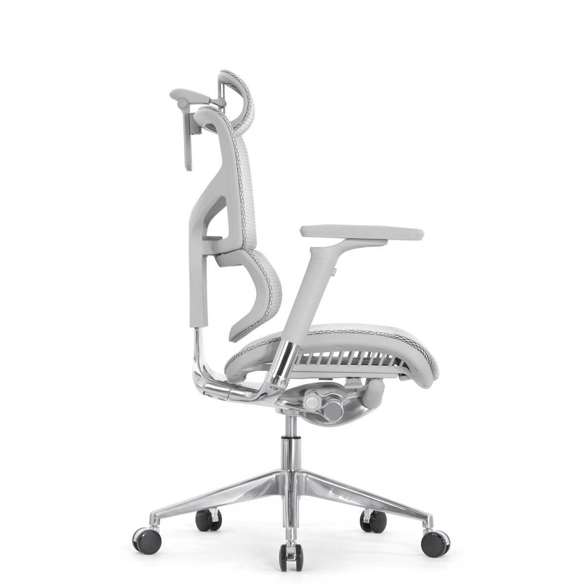 Эргономичное кресло Falto Sail 2 (динамичный поясничный упор, подлокотники 6D (360), сетка, светлый)