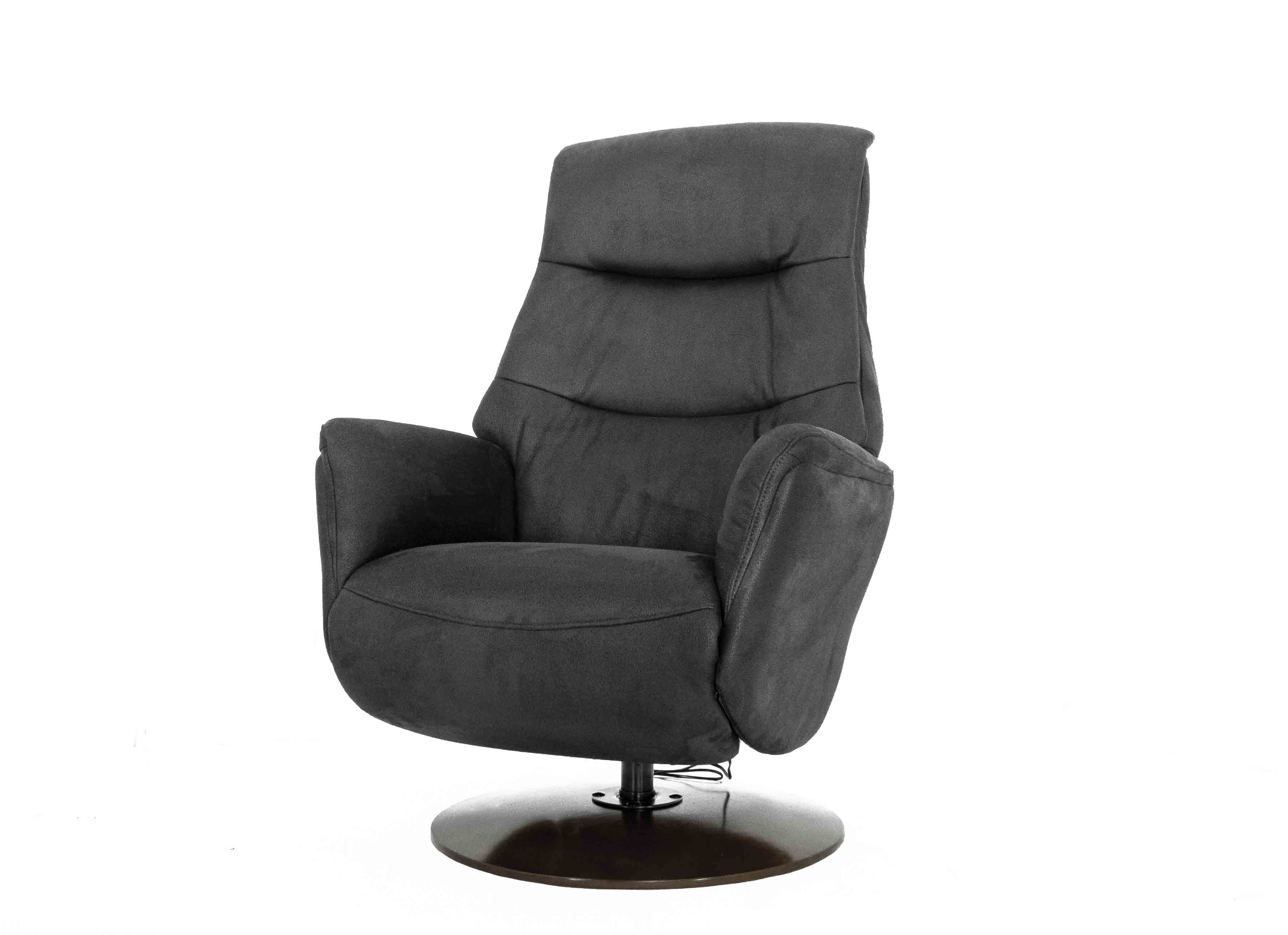 Кресло-реклайнер Falto Zero (2 мотора, zero, искусственный нубук, чёрный)