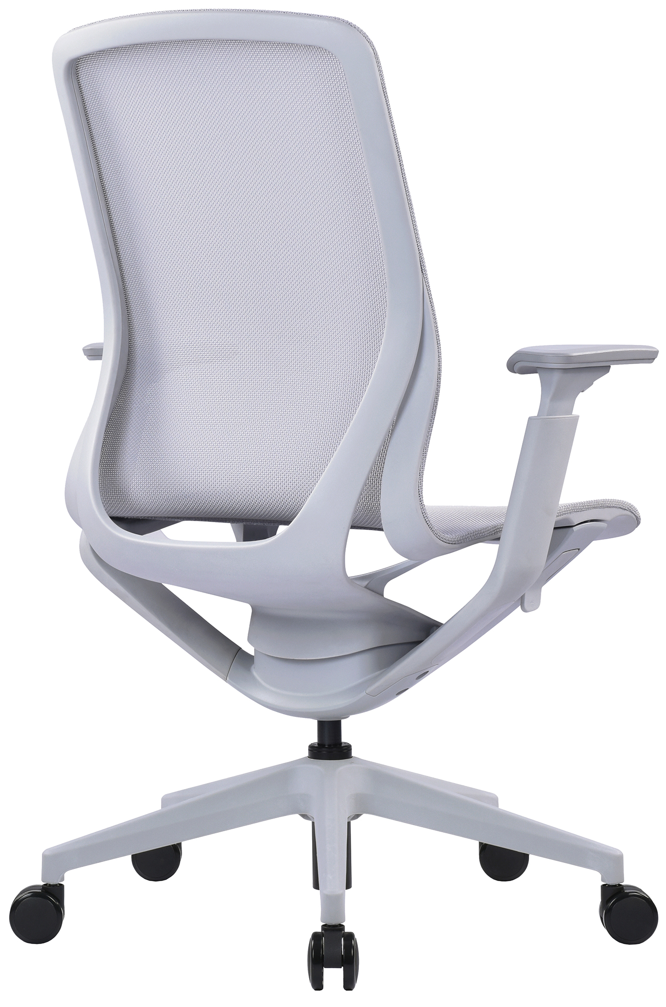 Эргономичное кресло Aria светло-серое