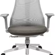 Эргономичное кресло Soho Design Air-Chair серый пластик, хром. база