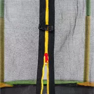 Батут DFC JUMP KIDS 55" зелёный/жёлтый, сетка (137 см)