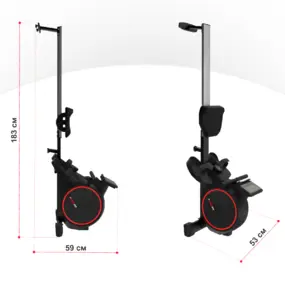 Гребной тренажер UNIXFIT Techno Rower 410