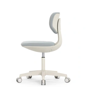 Эргономичное кресло Falto Rookie (регулируемая спинка, ткань, каркас светлый, серый)