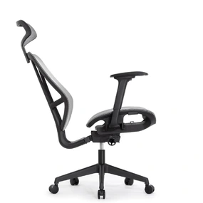 Эргономичное кресло Falto HOP ECO (удлинённое сиденье, сетка, серый)