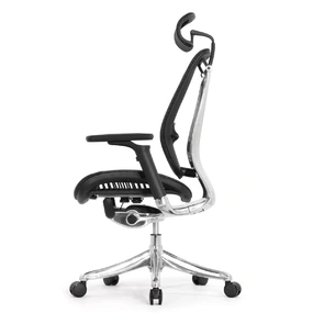 Эргономичное кресло Falto Spring 2 (поясничный валик, подлокотники 6D (360), сетка, чёрный)