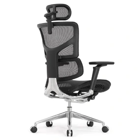 Эргономичное кресло Falto Sail 2 (динамичный поясничный упор, подлокотники 6D (360), сетка, чёрный)