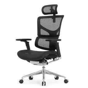 Эргономичное кресло Falto Sail 2 (динамичный поясничный упор, подлокотники 6D (360), сетка, чёрный)