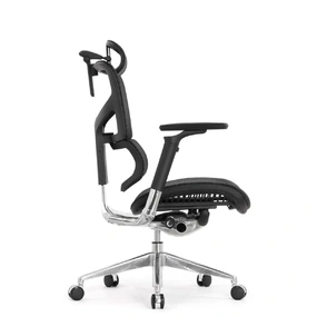 Эргономичное кресло Falto Sail 2 (динамичный поясничный упор, подлокотники 6D (360), сетка, чёрный)