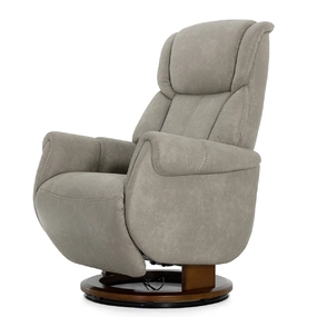 Кресло-реклайнер Falto Lift (3 мотора с механизмом подъёма, искусственный нубук, серый)